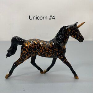 Breyer Stablemates Unicorn Crazy Series 4 Chase Prince Charming Black Gold